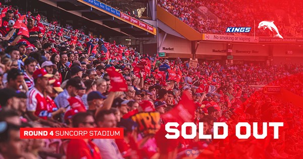 Tomorrow night's Battle for Brisbane Dolphins v Broncos officially sold out