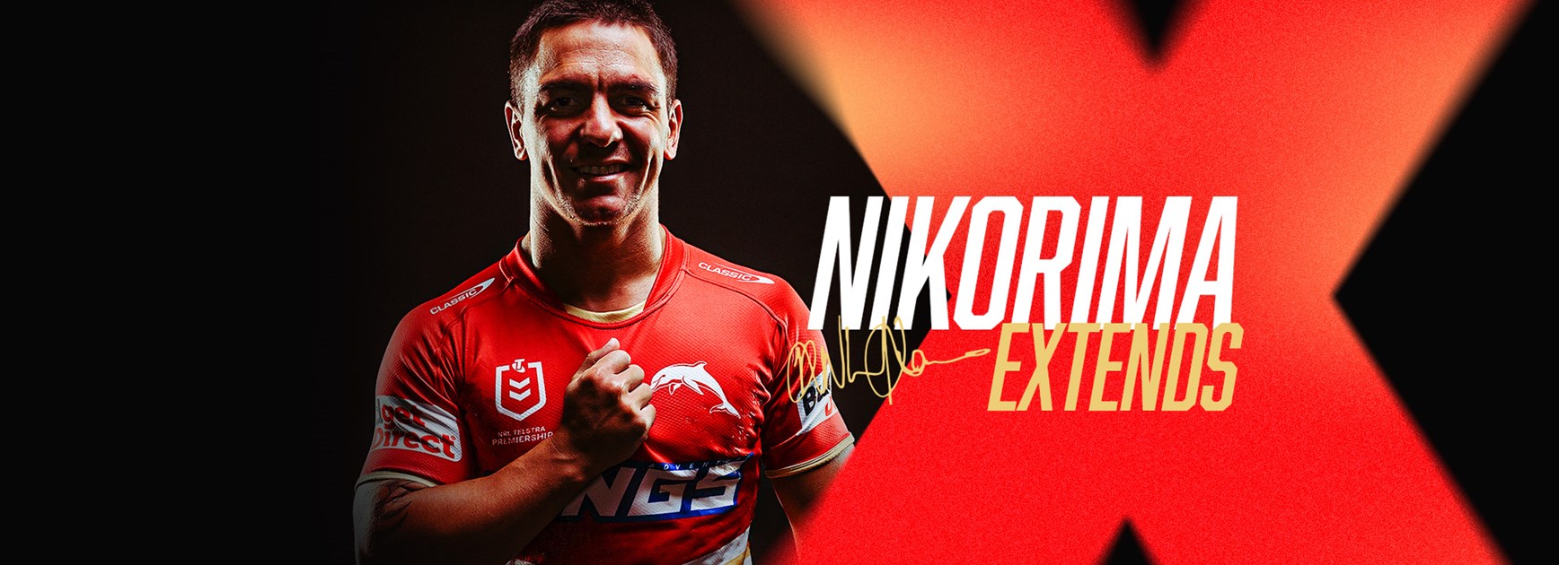 Nikorima extends until the end of 2026